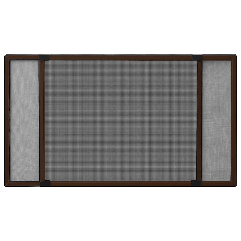 Vidaxl raamhor uitschuifbaar (100-193)x75 cm bruin