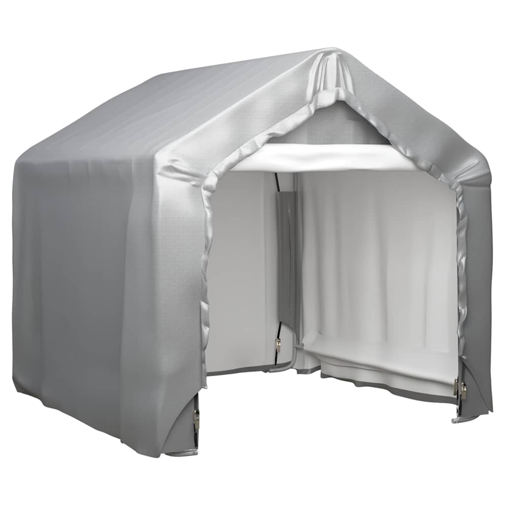 Vidaxl opbergtent 180x180 cm gegalvaniseerd staal grijs