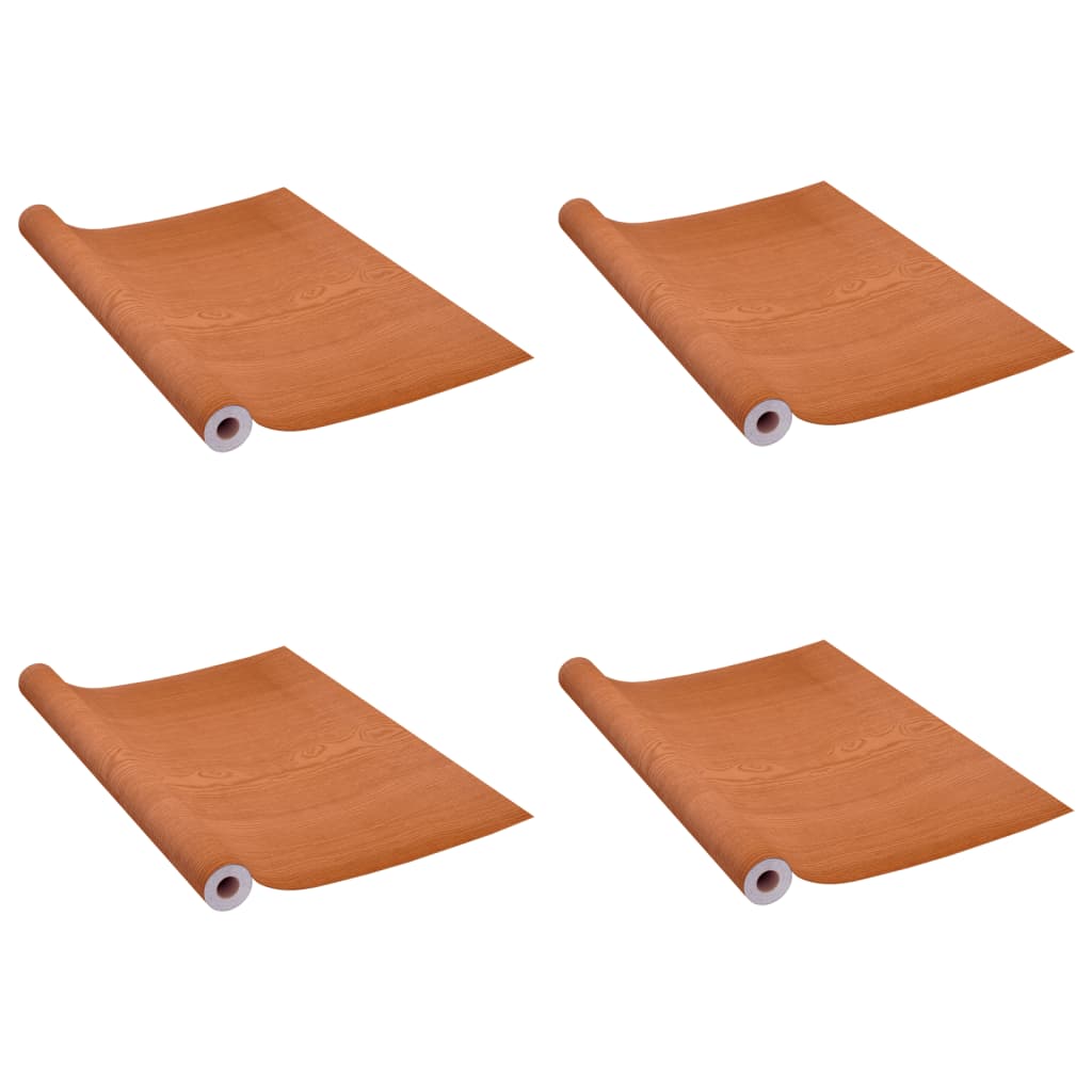 VidaXL Meubelfolies zelfklevende 2 st 500x90 cm PVC lichteikenkleurig