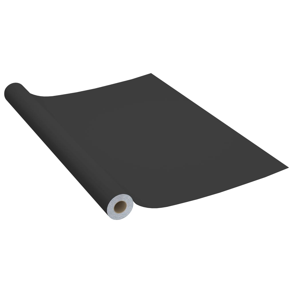 VidaXL Meubelfolies zelfklevende 2 st 500x90 cm PVC zwart