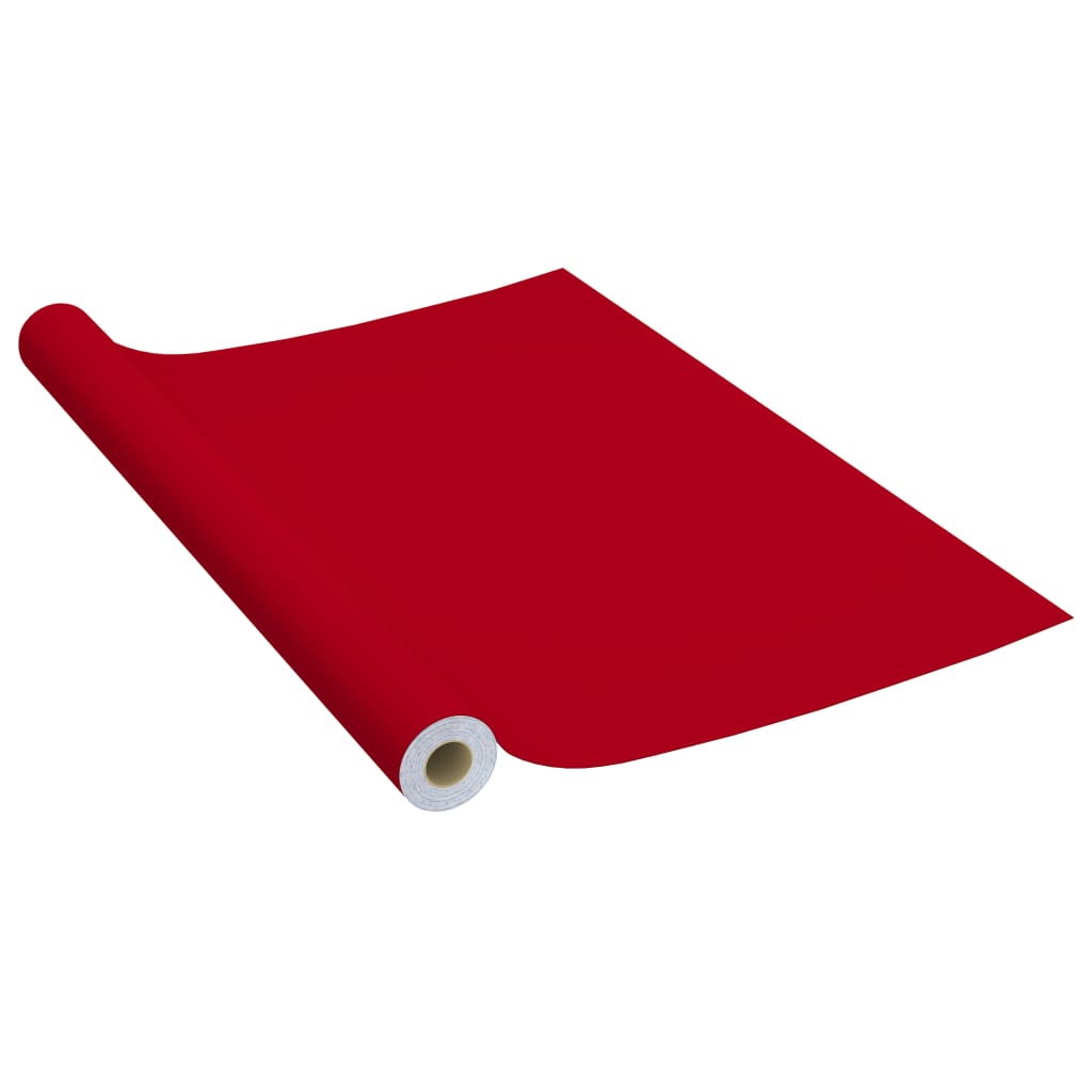 VidaXL Meubelfolies zelfklevende 2 st 500x90 cm PVC rood