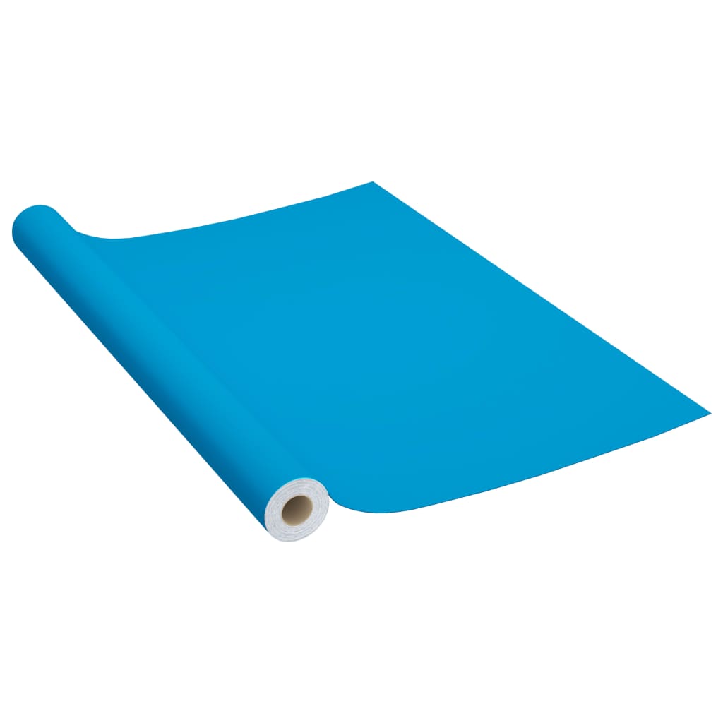 VidaXL Meubelfolies zelfklevende 2 st 500x90 cm PVC azuurblauw