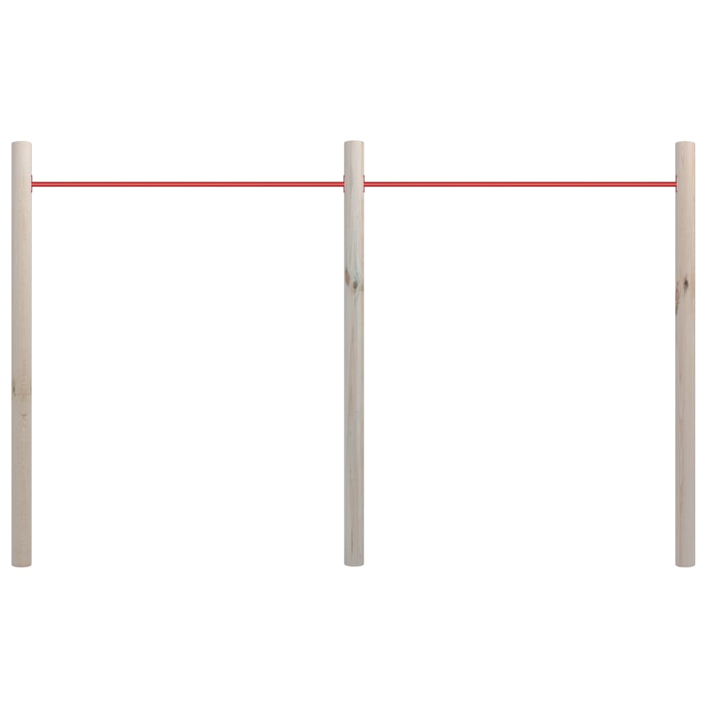 VidaXL Duikelstang 272x170 cm geïmpregneerd groenhout en staal