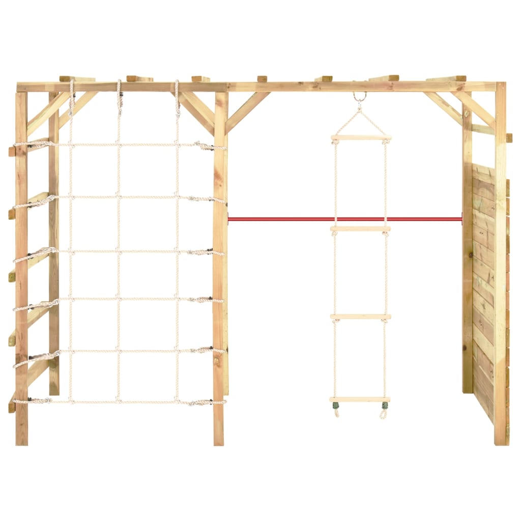 VidaXL Klimrek 240x100x170 cm geïmpregneerd groenenhout