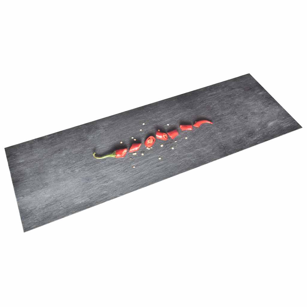 Vidaxl keukenmat wasbaar peper 60x180 cm