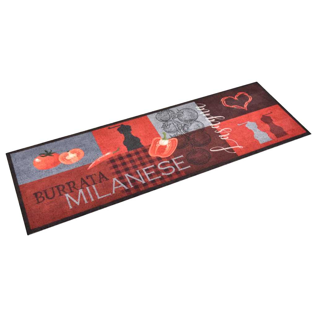 Vidaxl keukenmat wasbaar tomaten 45x150 cm