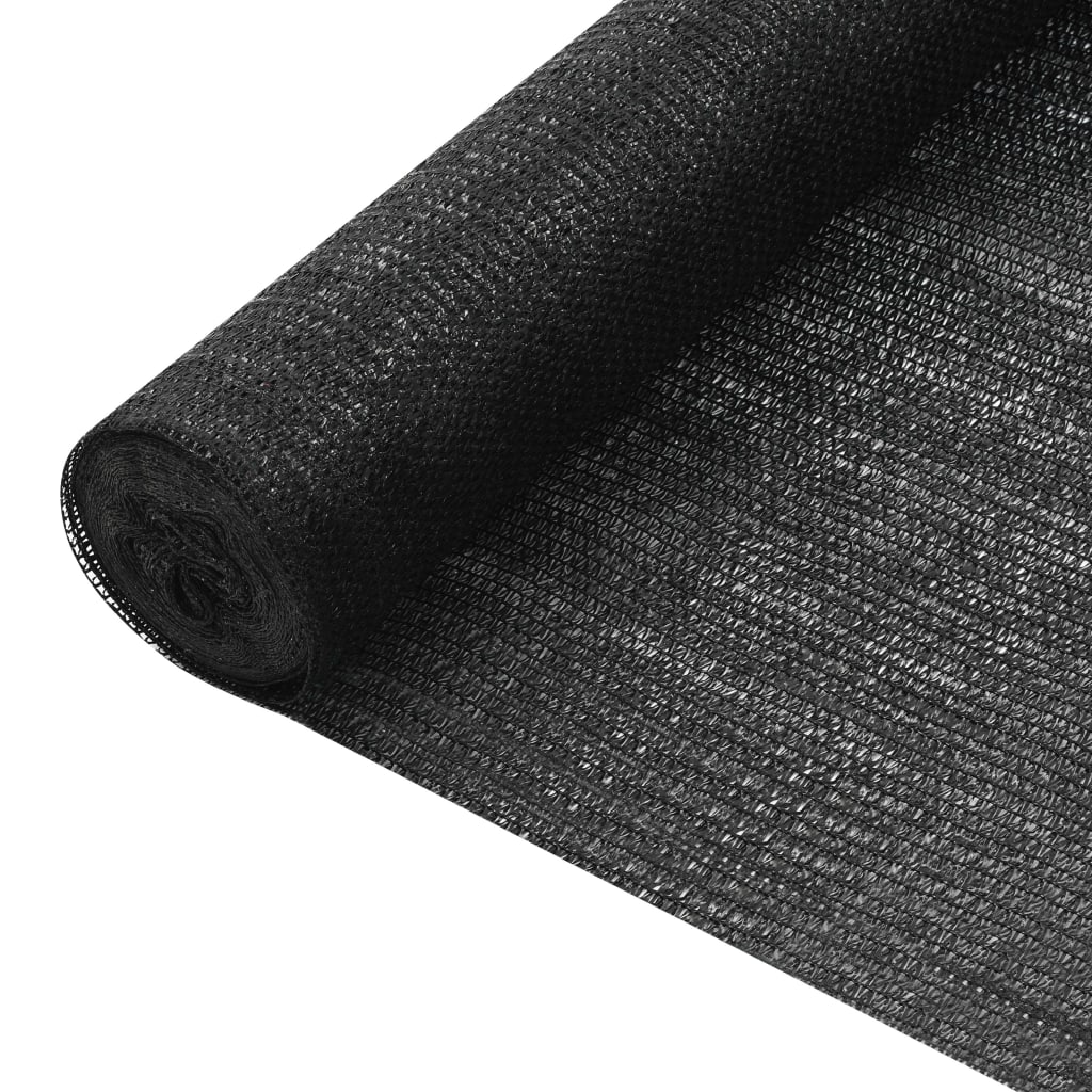 Vidaxl privacynet 75 g m² 1,8x50 m hdpe zwart