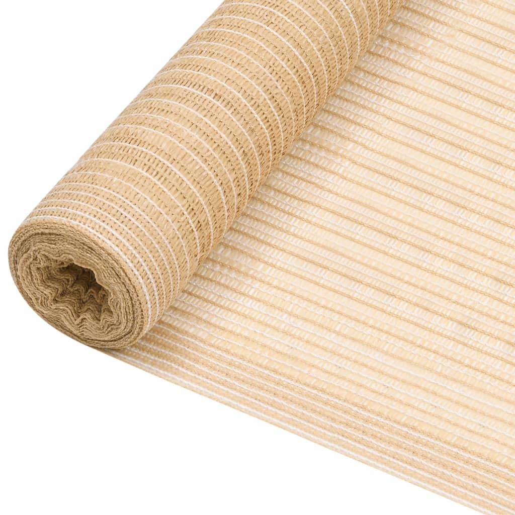 Vidaxl privacynet 195 g m² 1,8x25 m hdpe beige
