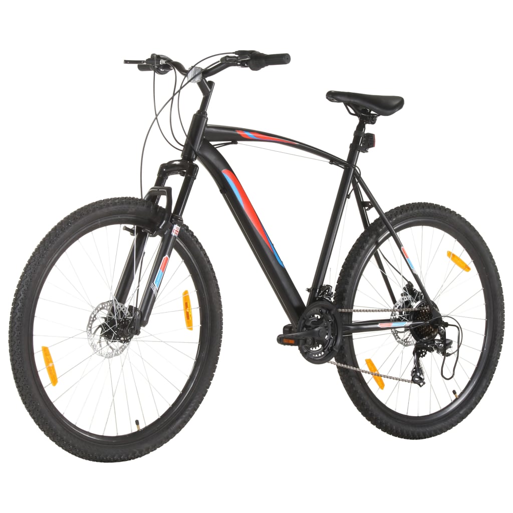VidaXL Mountainbike 21 versnellingen 29 inch wielen 53 cm frame zwart