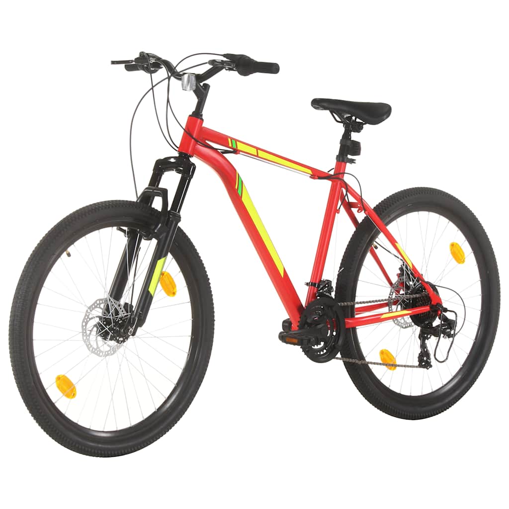 Vidaxl mountainbike 21 versnellingen 27,5 inch wielen 42 cm frame rood