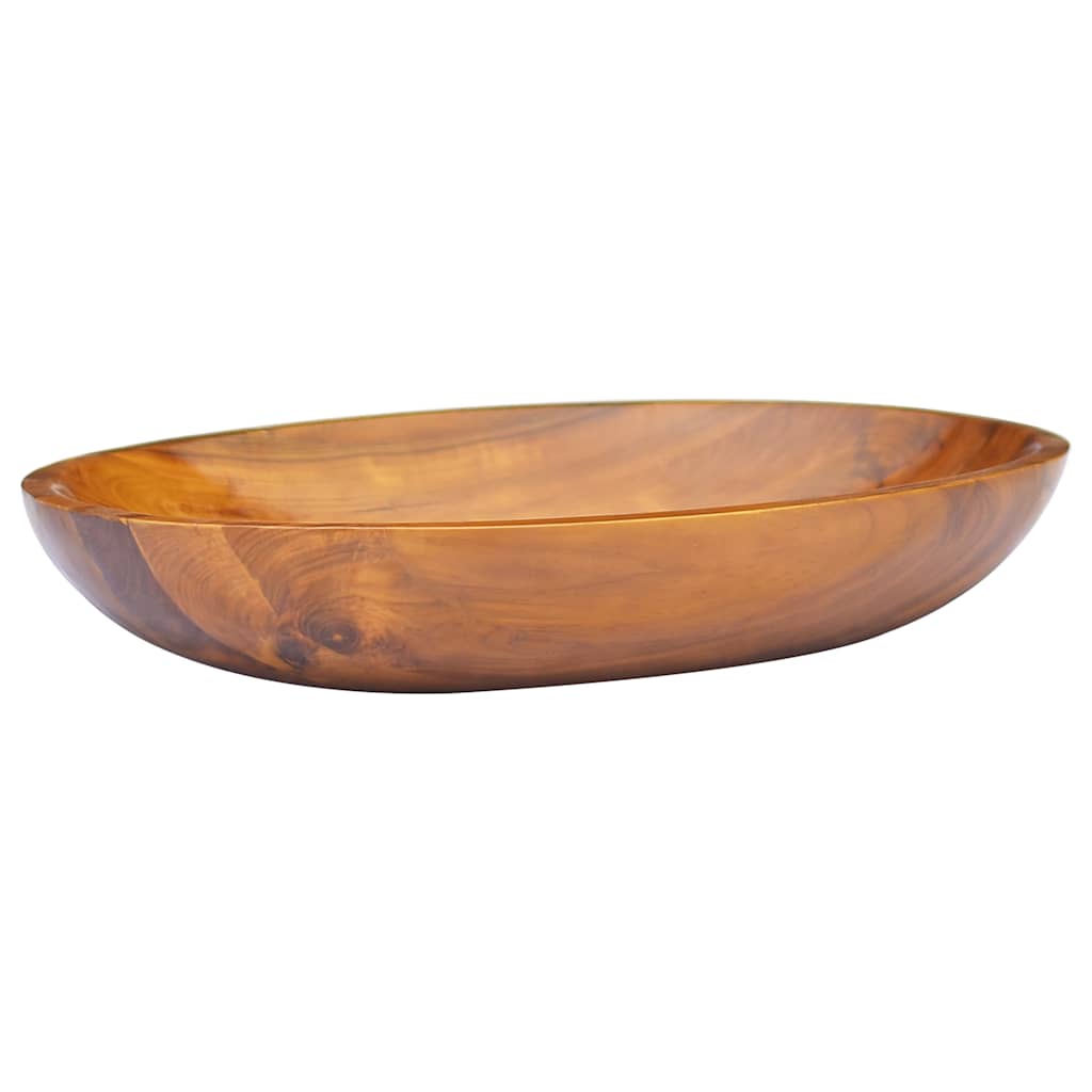 Vidaxl wastafel 60x40x10 cm massief teakhout