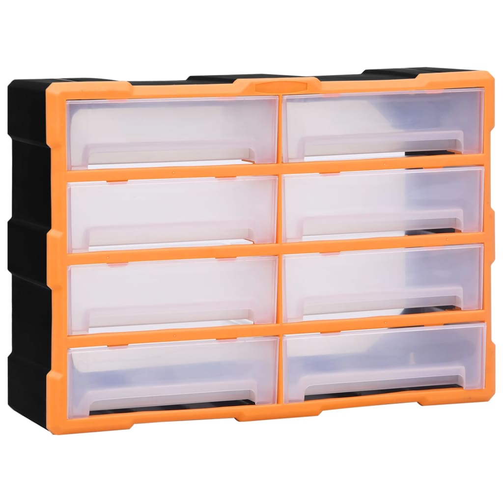 Vidaxl organizer met 8 grote lades 52x16x37 cm