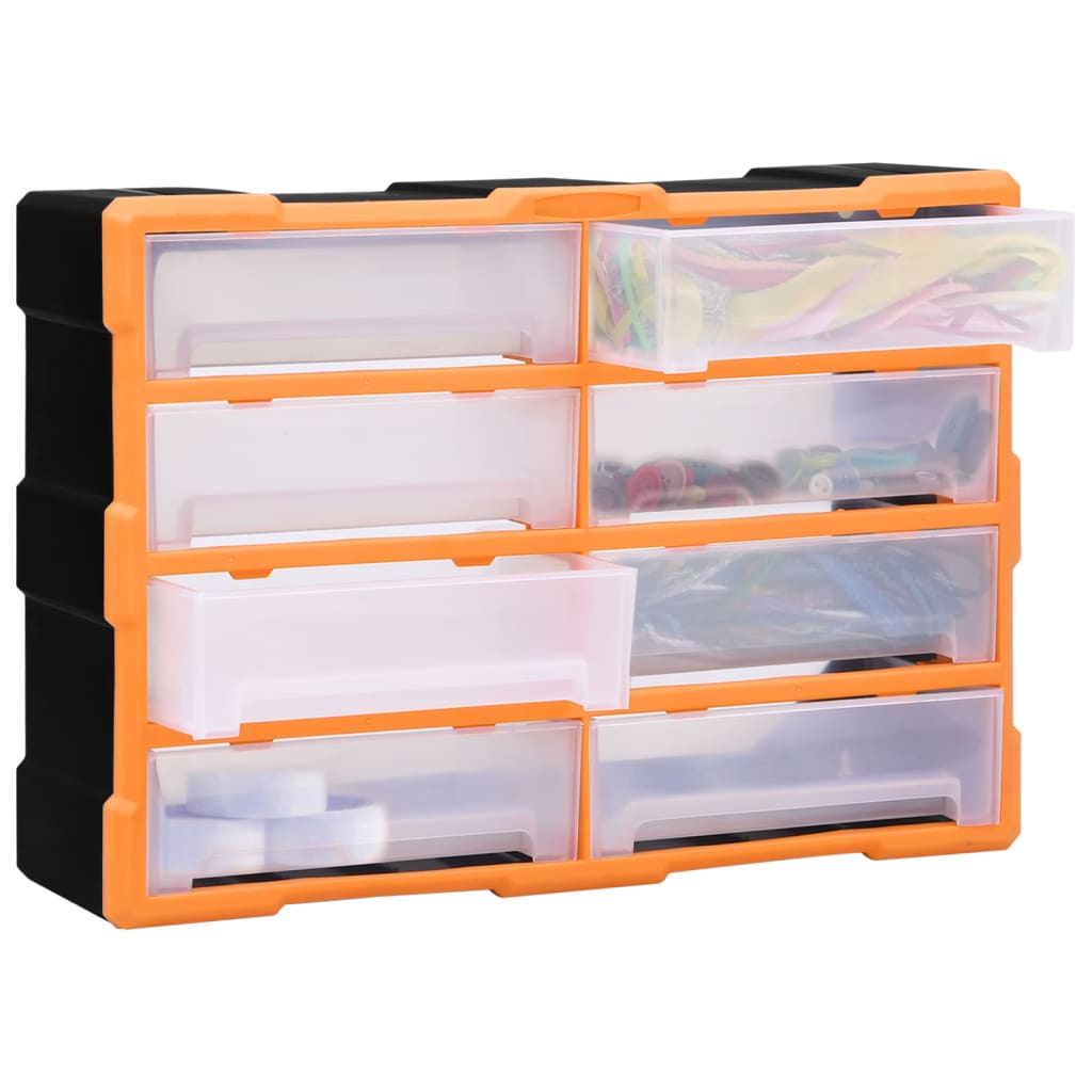 Vidaxl organizer met 8 grote lades 52x16x37 cm