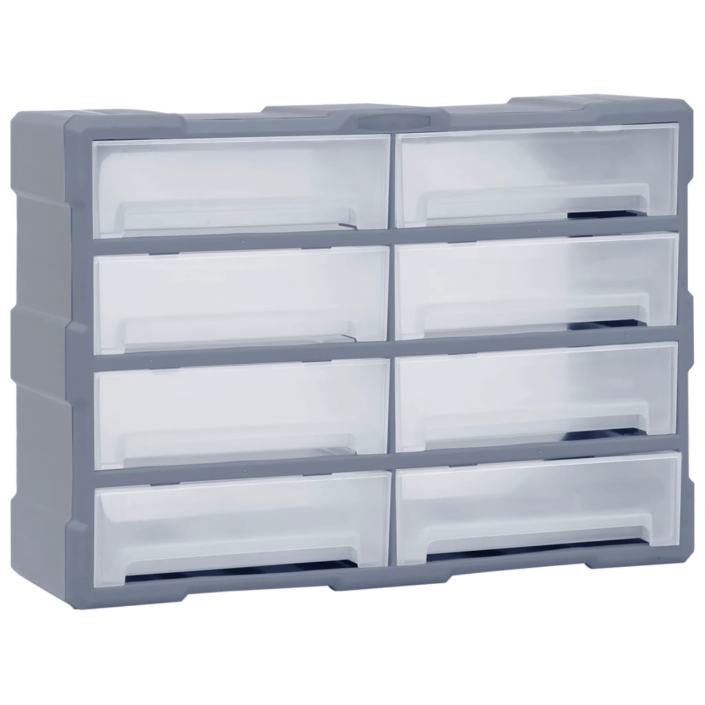 Vidaxl organizer met 8 grote lades 52x16x37 cm
