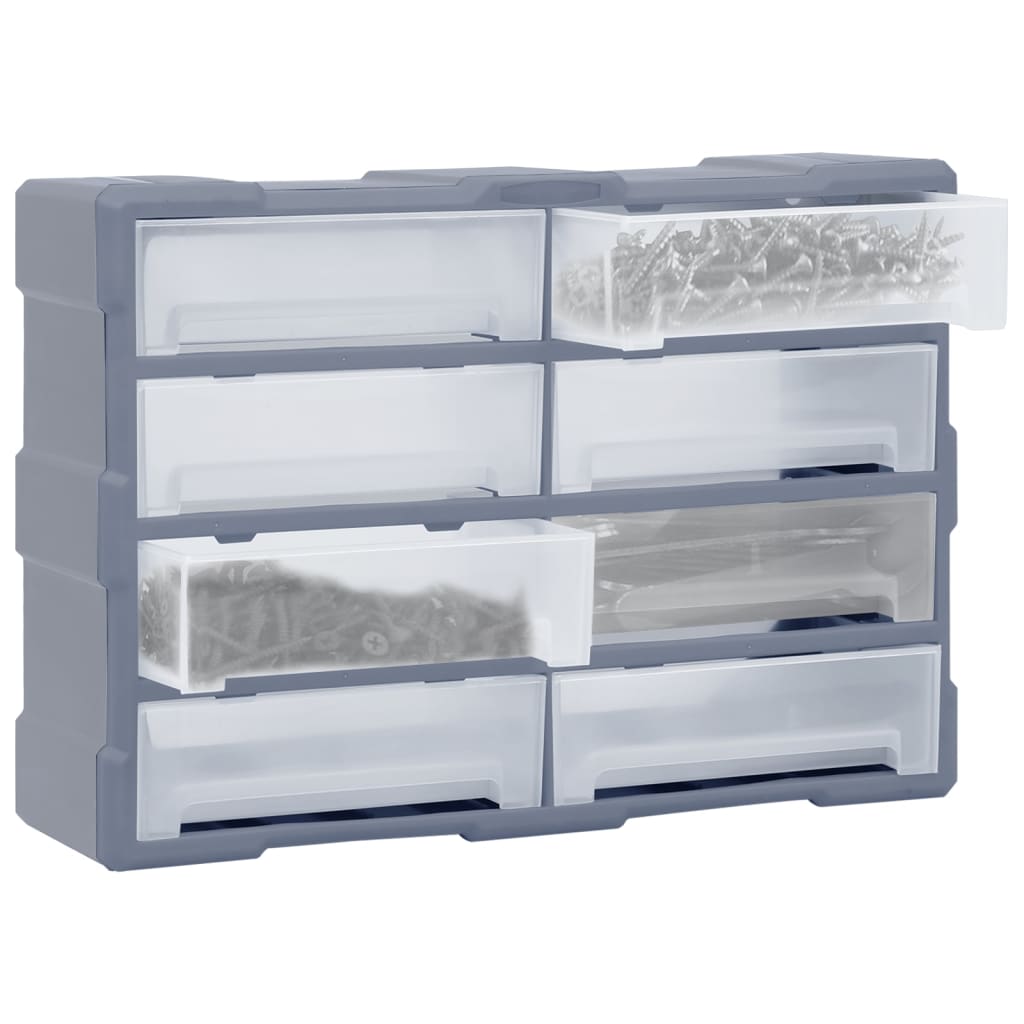 Vidaxl organizer met 8 grote lades 52x16x37 cm