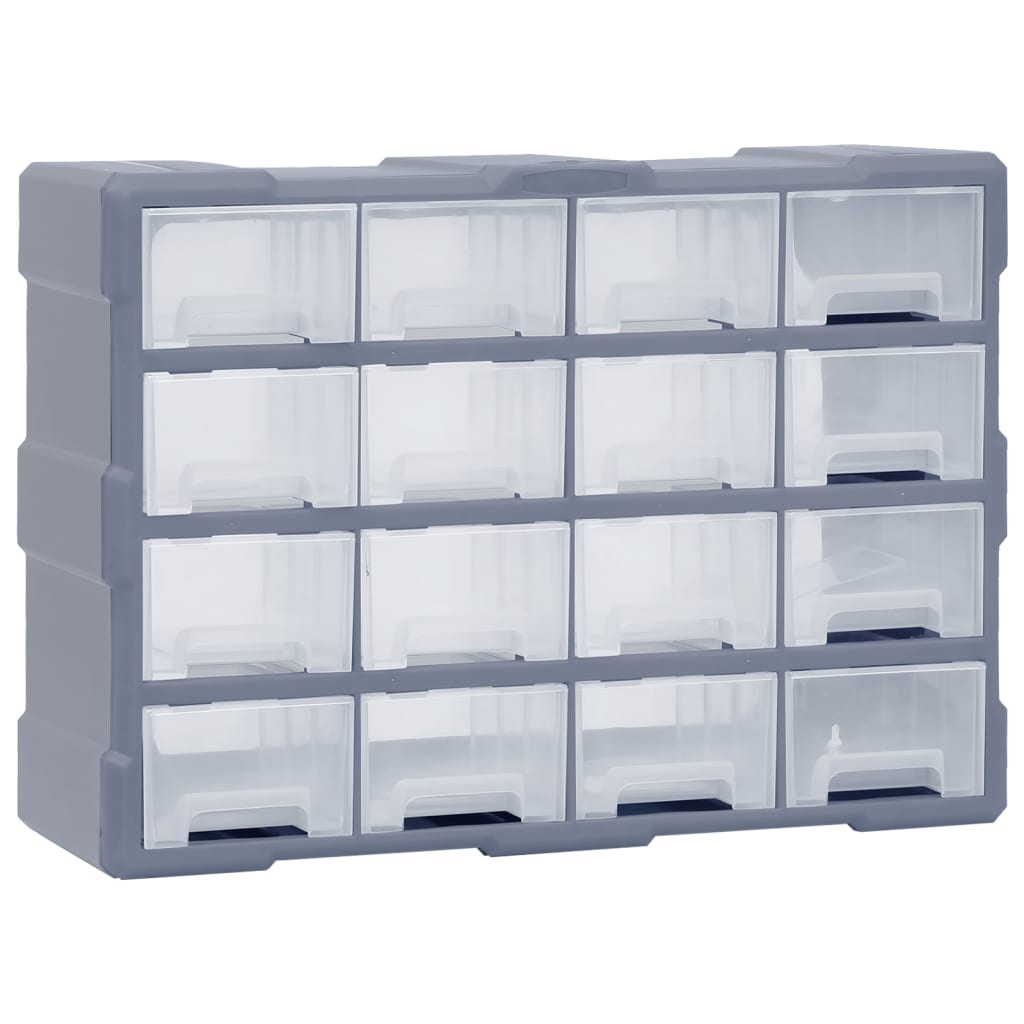Vidaxl organizer met 16 medium lades 52x16x37 cm