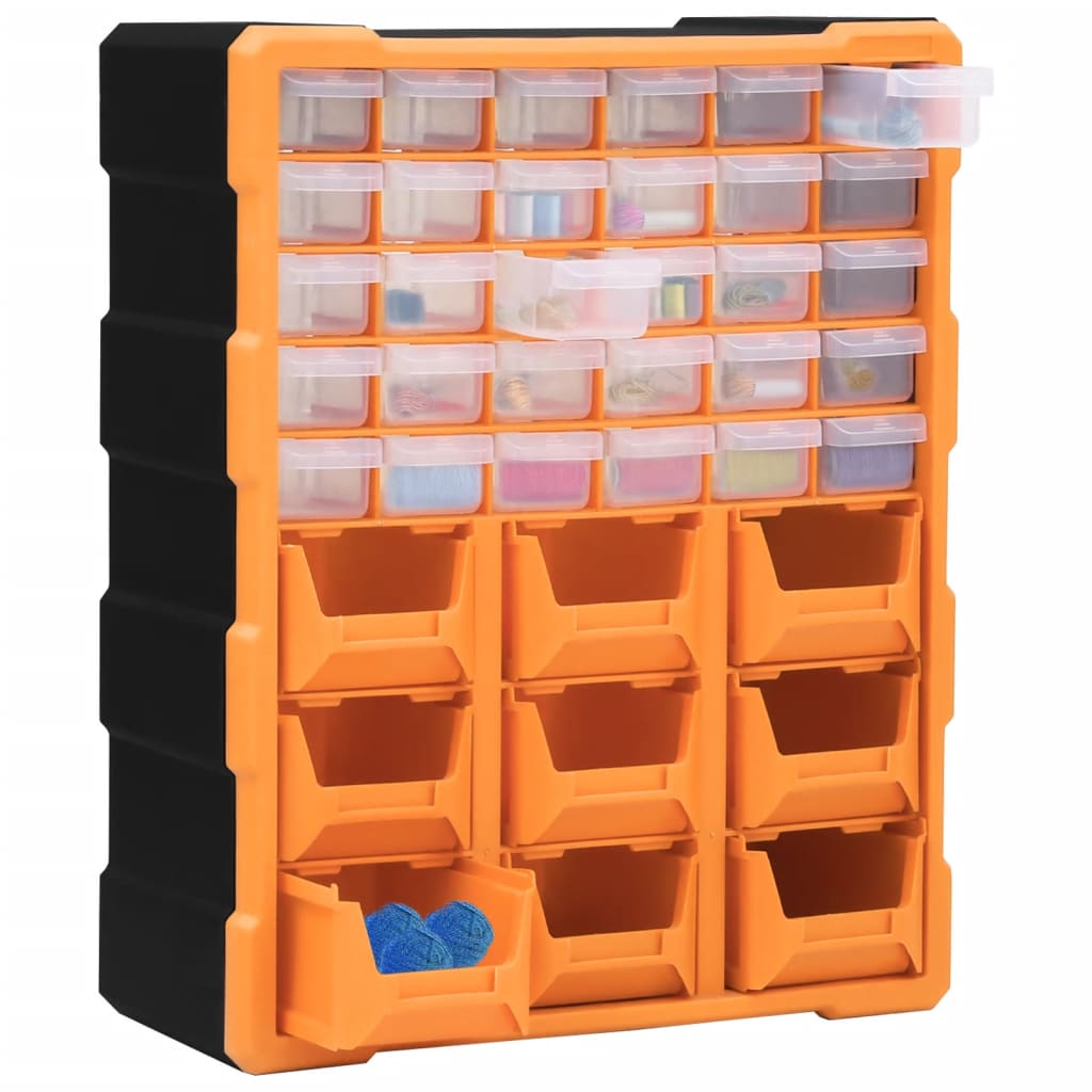 Vidaxl organizer met 39 lades 38x16x47 cm
