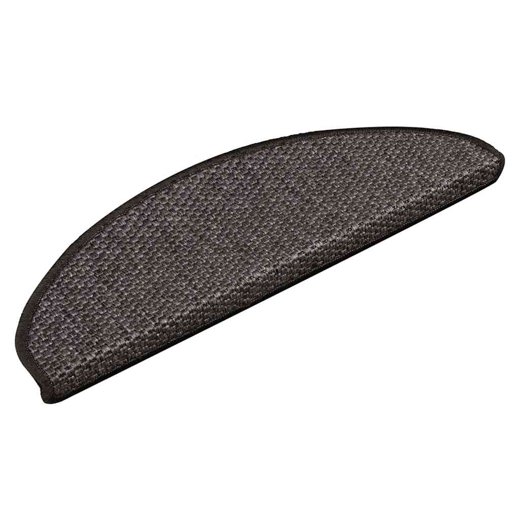 Vidaxl trapmatten zelfklevende 15e sisal-look 65x21x4cm antracietkleur