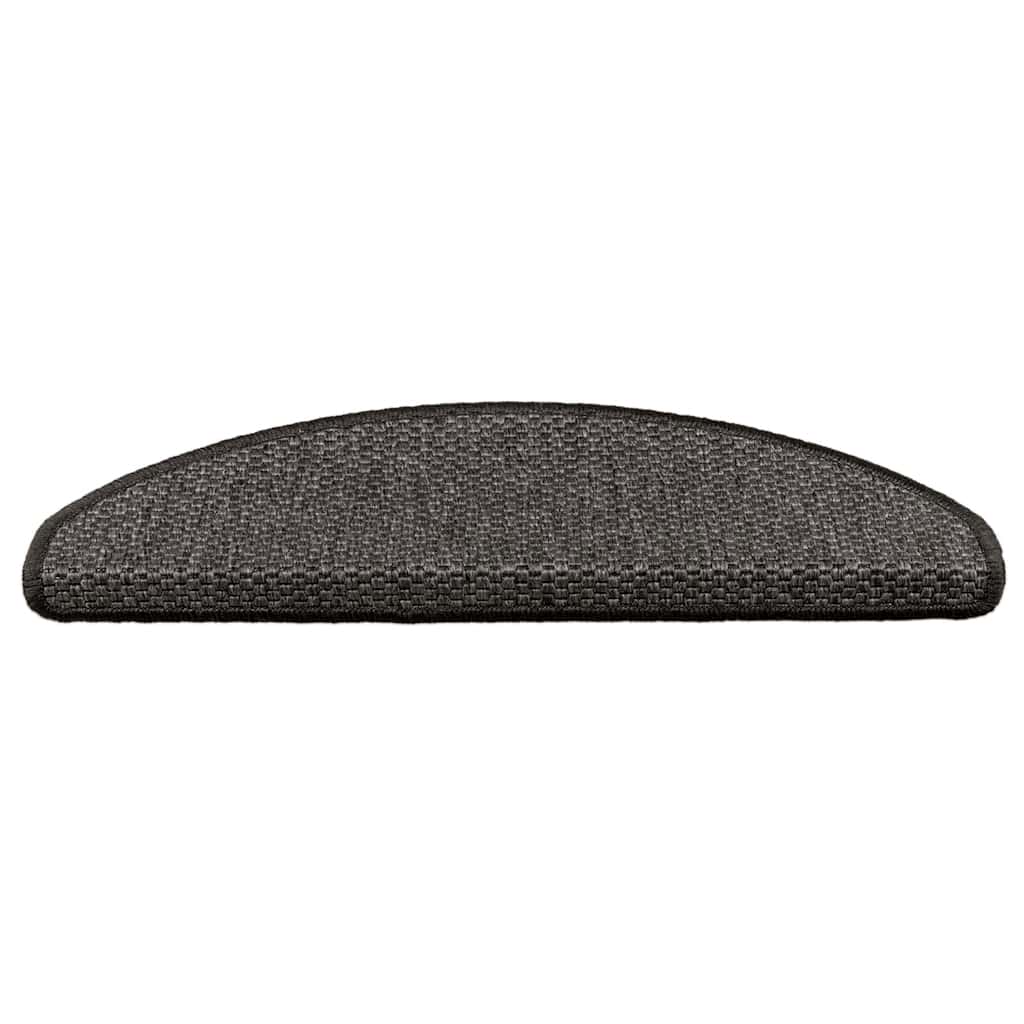 Vidaxl trapmatten zelfklevende 15e sisal-look 65x21x4cm antracietkleur