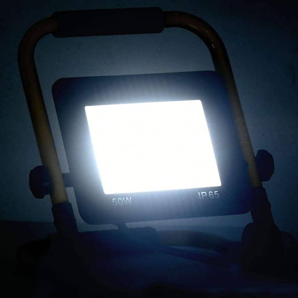 Vidaxl verstraler met handvat led 50w koudwit