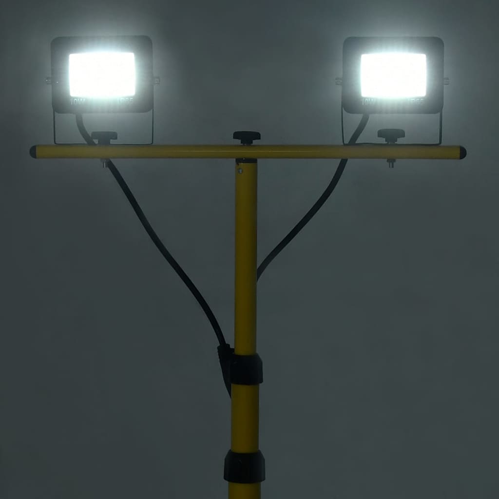 Vidaxl spot met statief led 2x10w koudwit