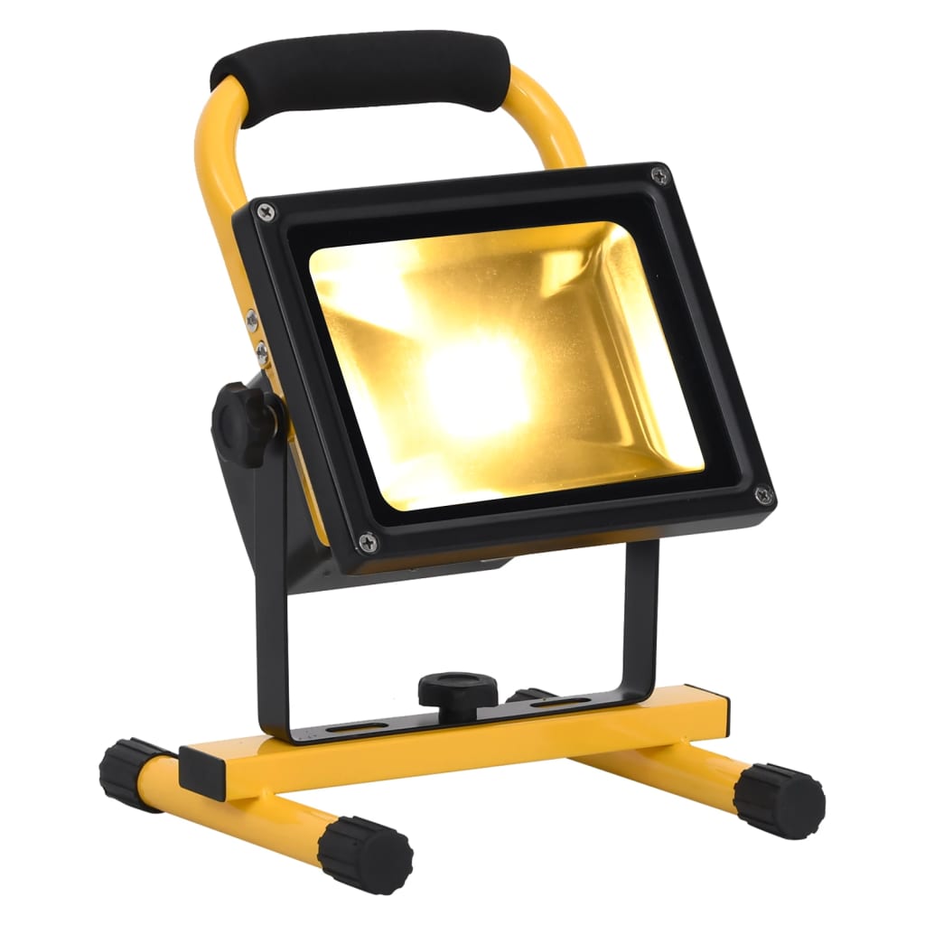 Vidaxl verstraler met handvat oplaadbaar led 30w warmwit