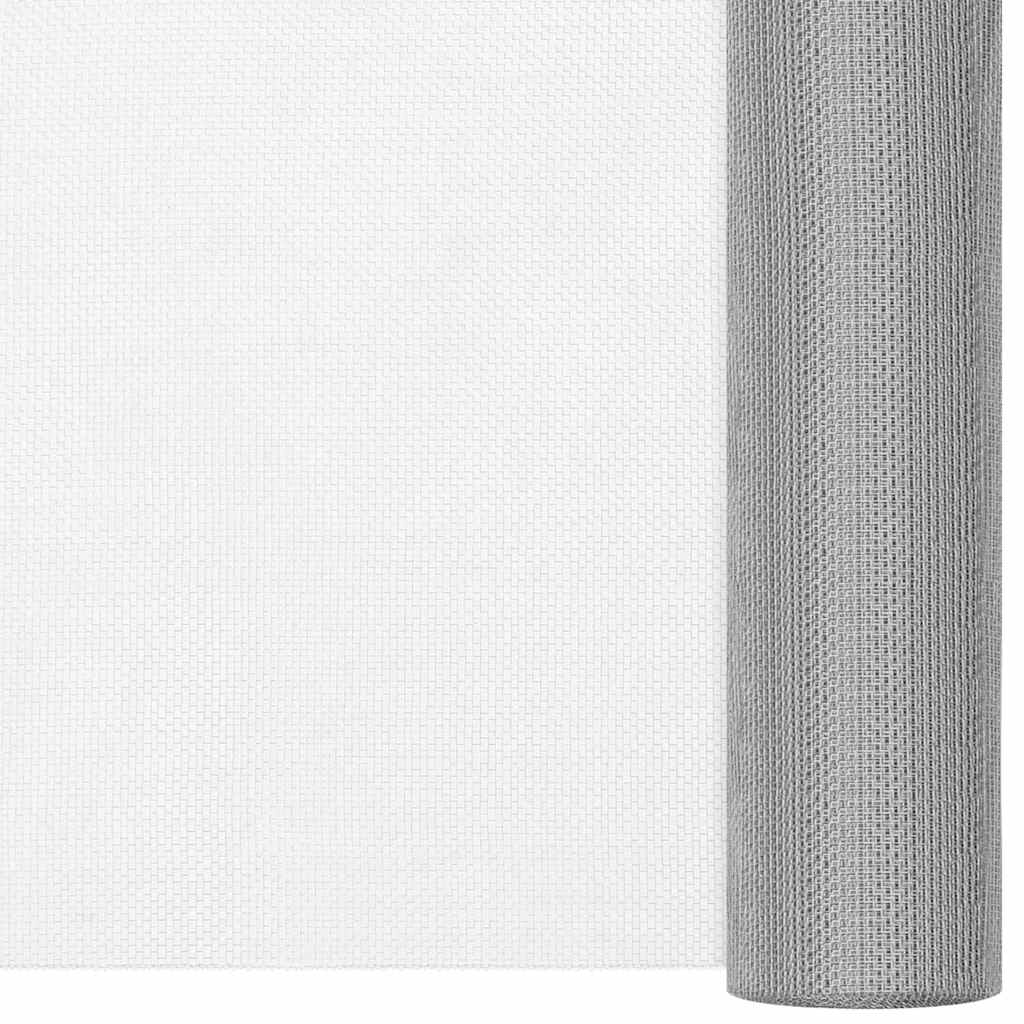Vidaxl gaas 60x1000 cm roestvrij staal zilverkleurig