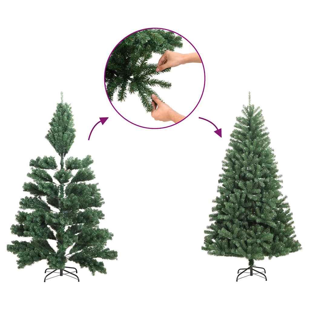 VidaXL Kunstkerstboom verkregen met standaard 180 cm groen