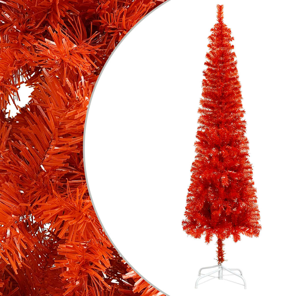 VidaXL Kerstboom smal 150 cm rood