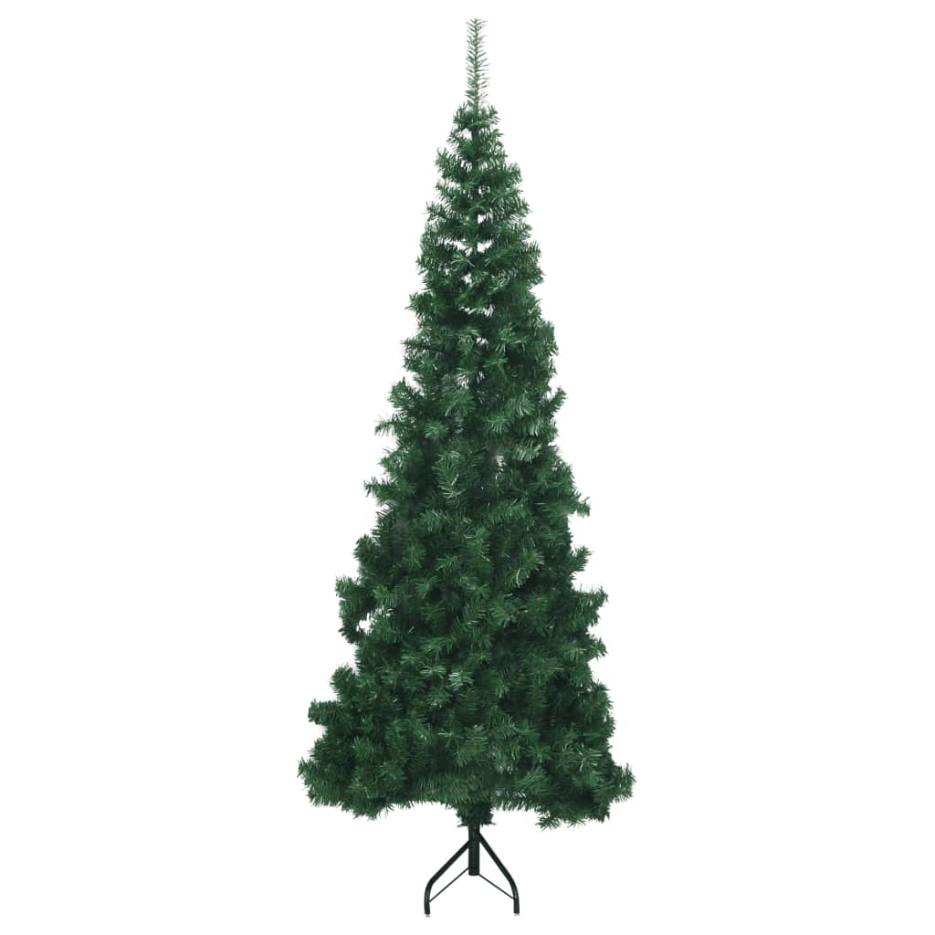 Vidaxl kunstkerstboom hoek 180 cm pvc groen