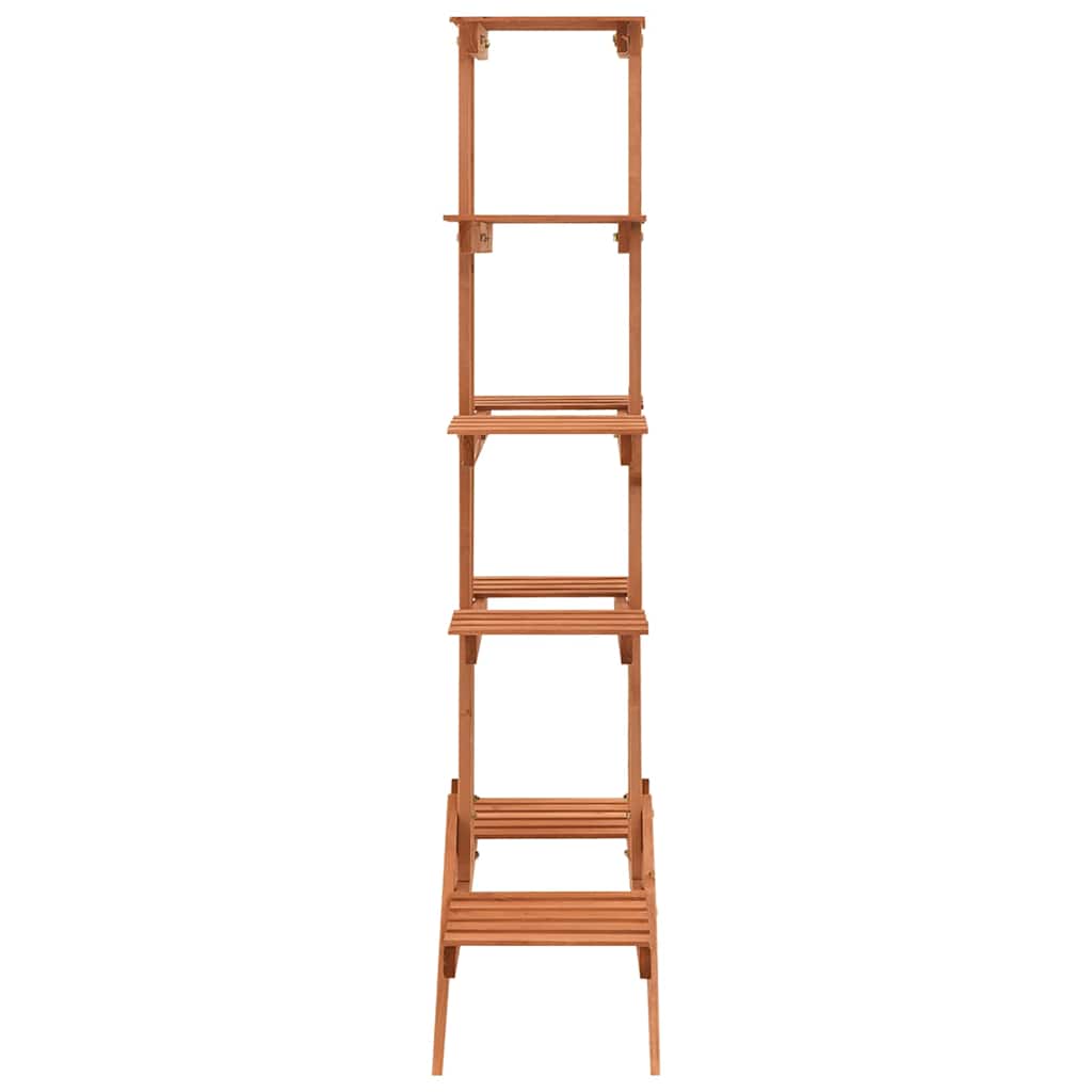 Vidaxl plantenrek 83x25x132 cm massief vuurhout