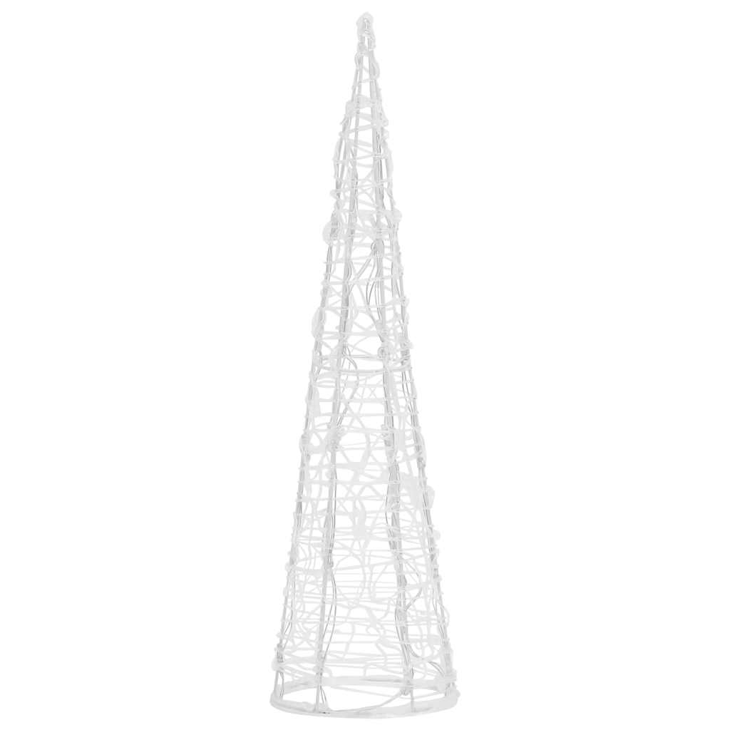 VidaXL Lichtkegel decoratieve LED 60 cm warmwit acryl
