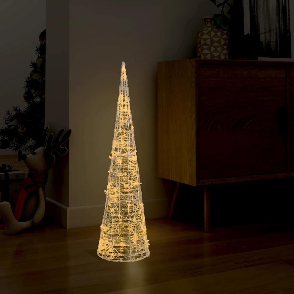 VidaXL Lichtkegel decoratieve LED warmwit 90 cm acryl