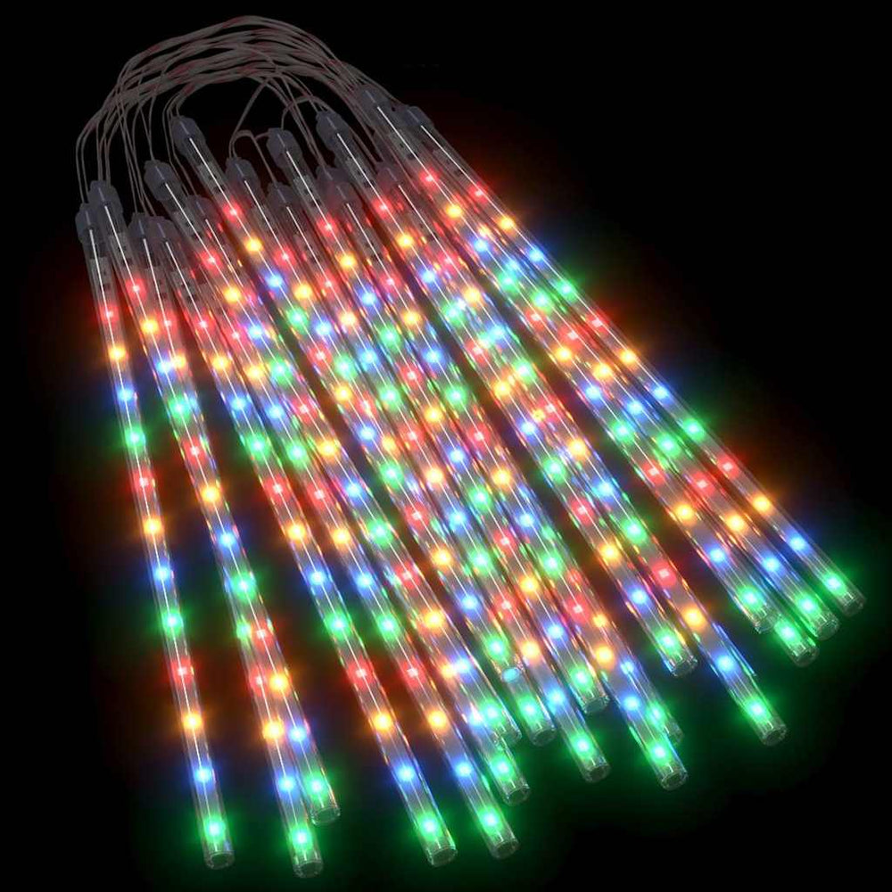 Vidaxl meteoorlichten 20 st 480 led's binnen buiten 30 cm meerkleurig