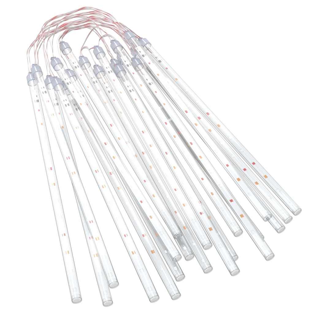 Vidaxl meteoorlichten 20 st 480 led's binnen buiten 30 cm meerkleurig
