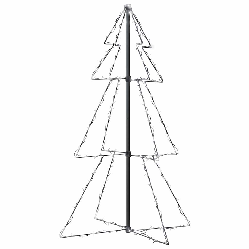 Vidaxl kegelkerstboom 160 led's binnen en buiten 78x120 cm