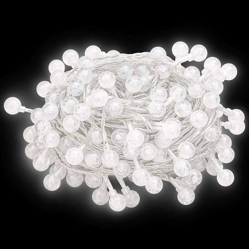 Vidaxl lichtsnoer met 200 led's 8 functies koudwit 20 m