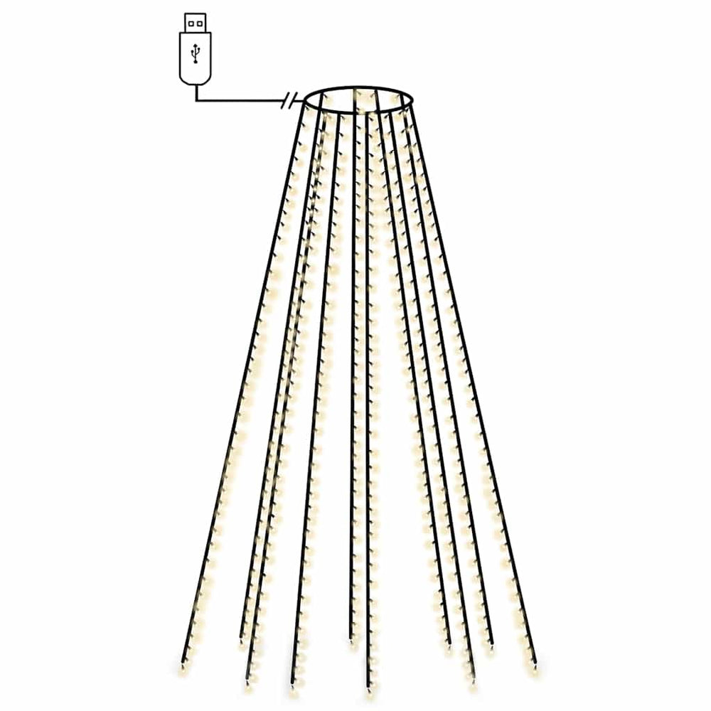 Vidaxl kerstboomverlichting met 500 led's koudwit binnen buiten 500 cm