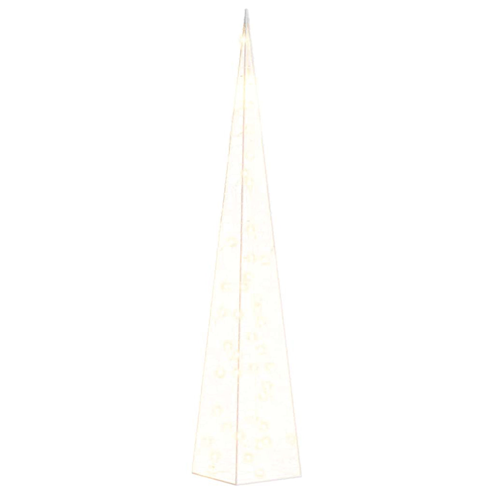 Vidaxl lichtkegel decoratief led 90 cm acryl warmwit