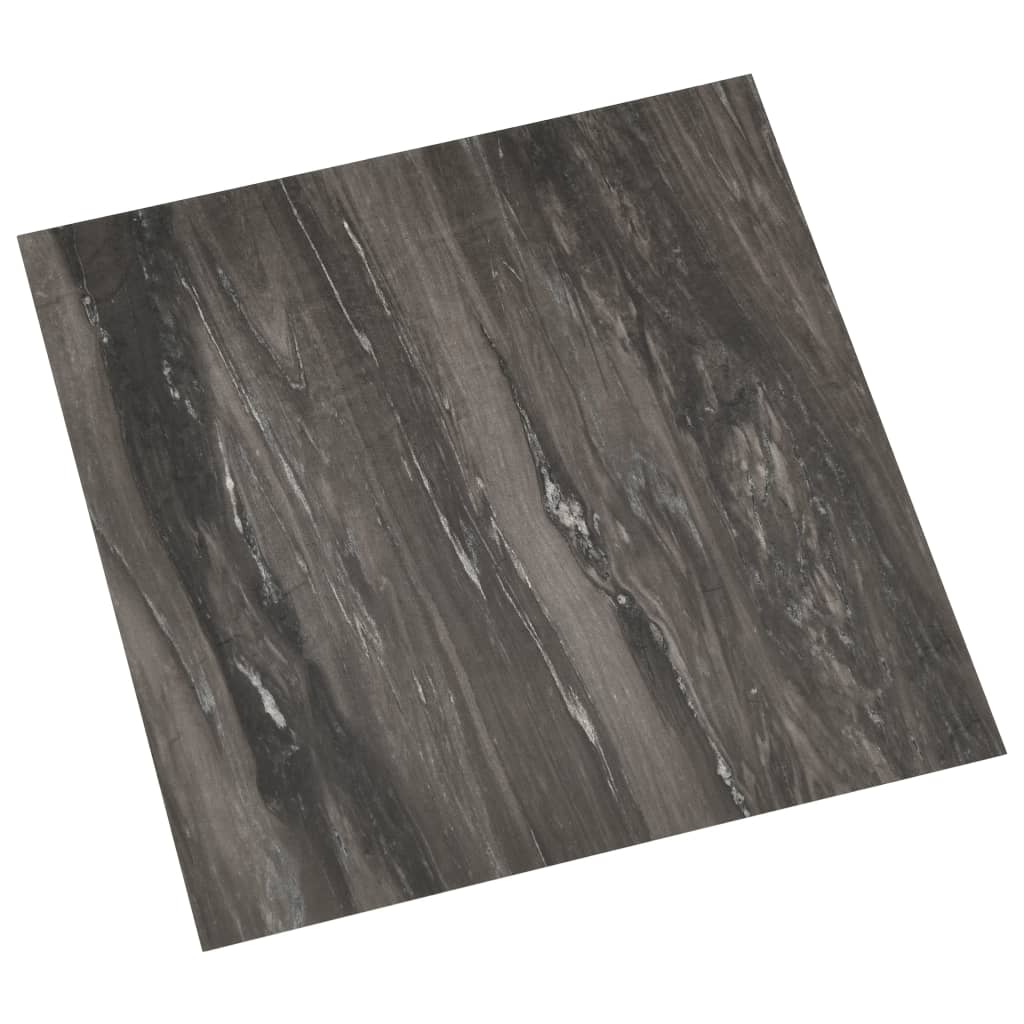 Vidaxl vloerplanken 20 st zelfklevende 1,86 m² pvc donkergrijs