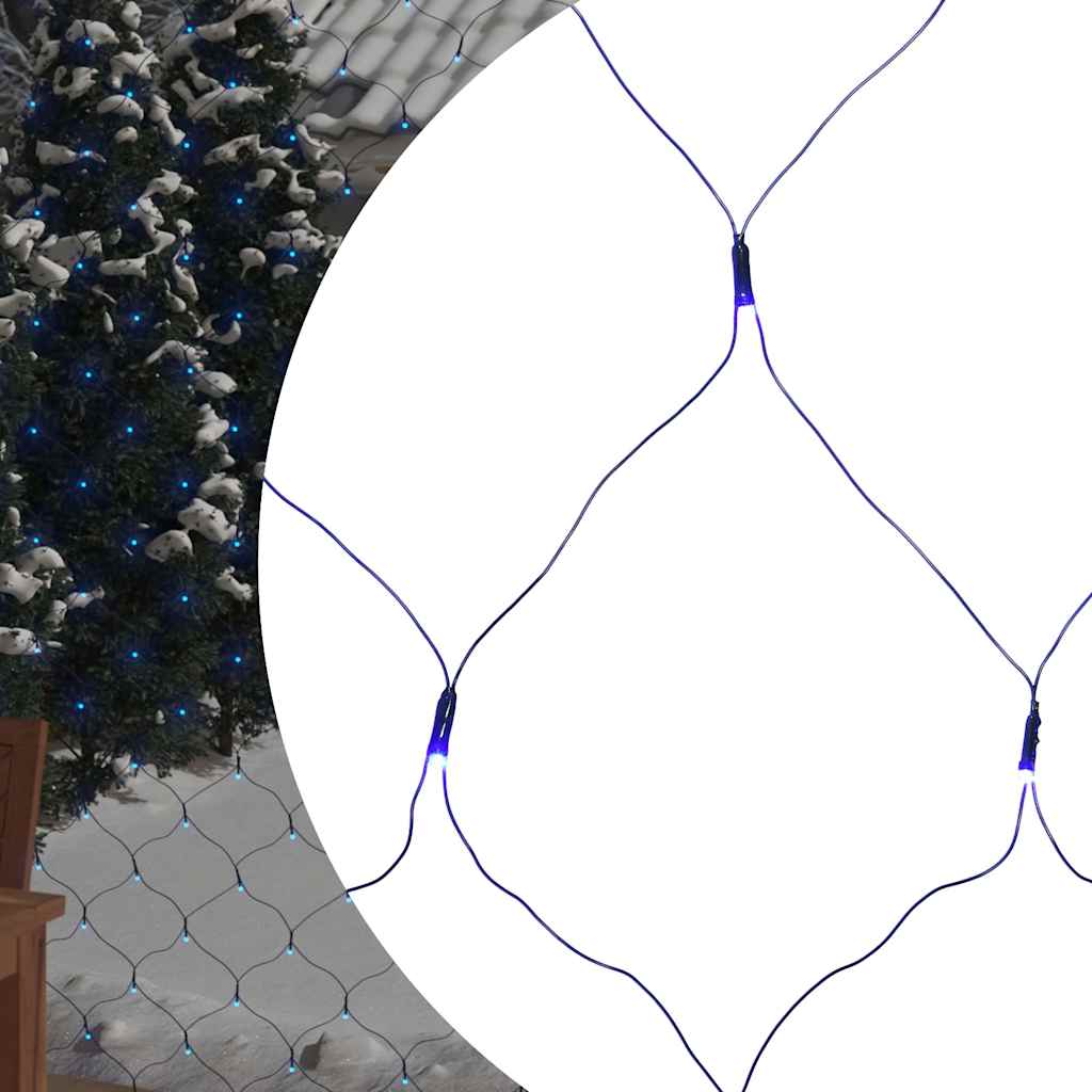 Vidaxl kerstnetverlichting 544 led's binnen en buiten 4x4m blauw