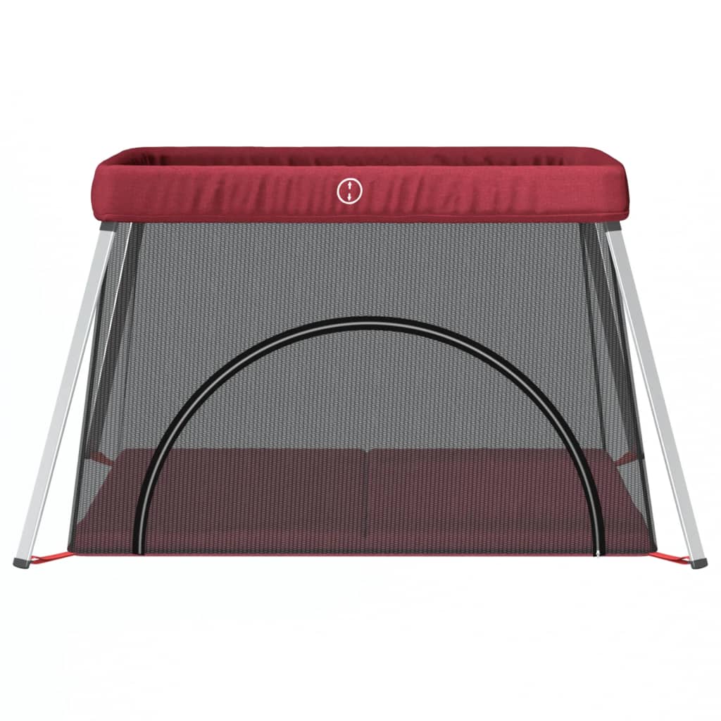Vidaxl babybox met matraslinnen rood