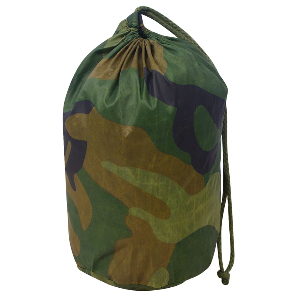 Vidaxl camouflagenet met opbergtas 2x6 m groen