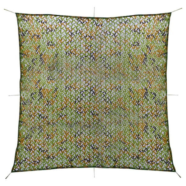 Vidaxl camouflagenet met opbergtas 5x5 m groen