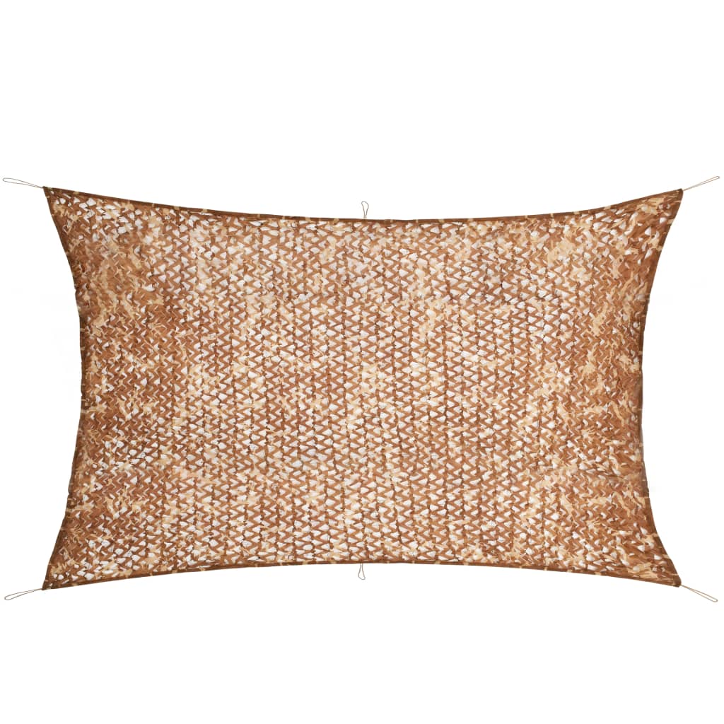 VidaXL Camouflagenet met opbergtas 2x8 m beige