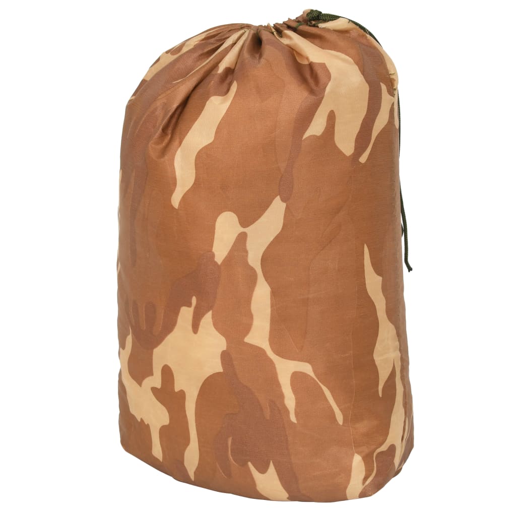 VidaXL Camouflagenet met opbergtas 3x7 m beige