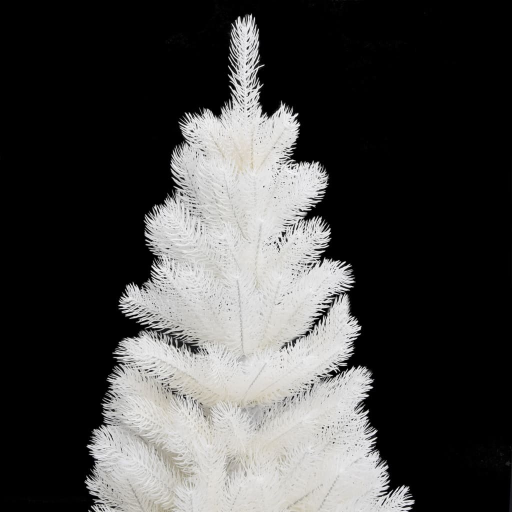 VidaXL Kunstkerstboom met verlichting en kerstballen 90 cm wit