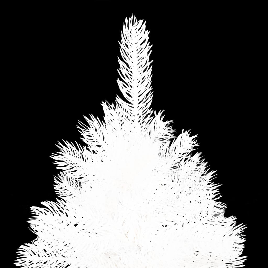 VidaXL Kunstkerstboom met verlichting en kerstballen 180 cm wit