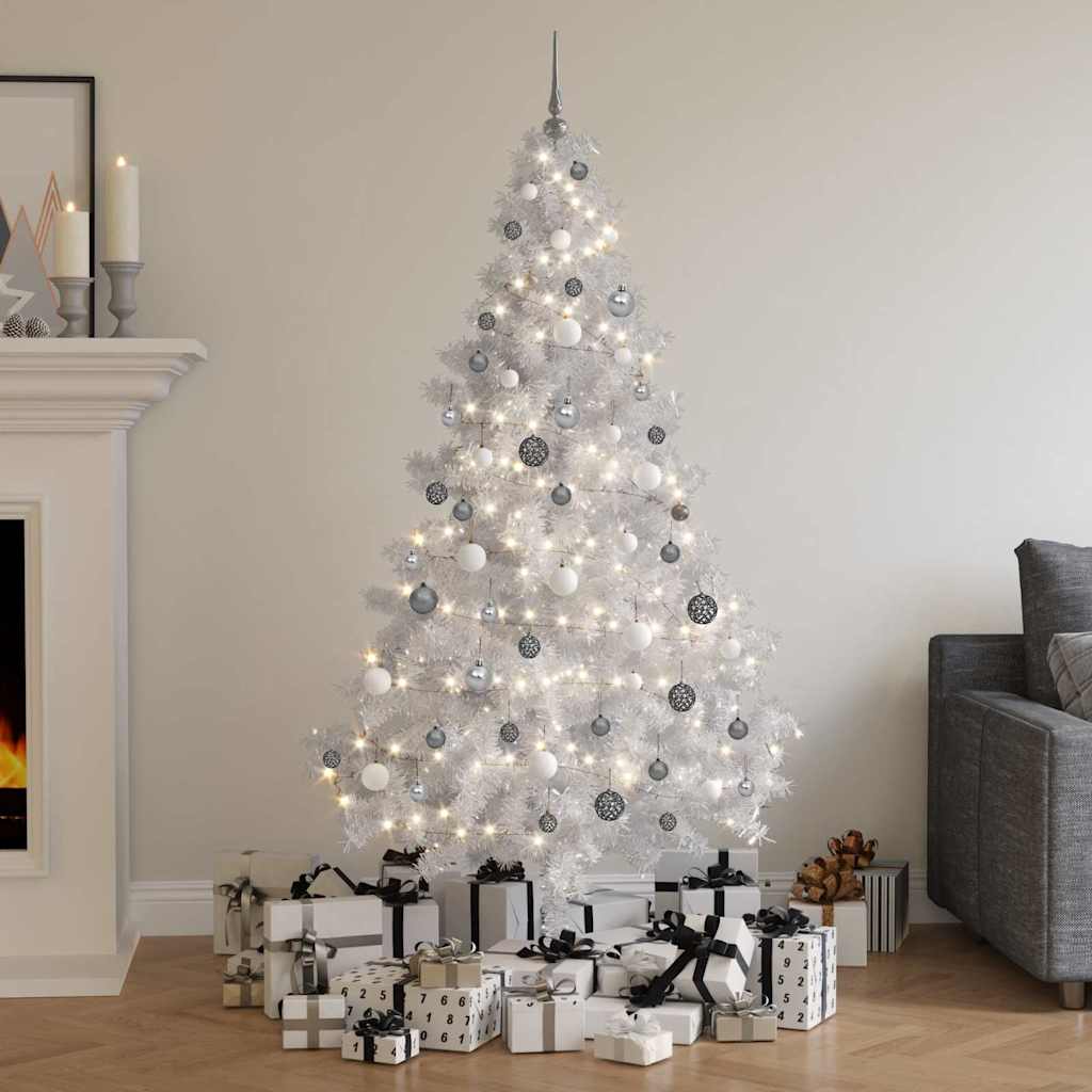 Vidaxl kunstkerstboom met verlichting en kerstballen 620 takken 180 cm