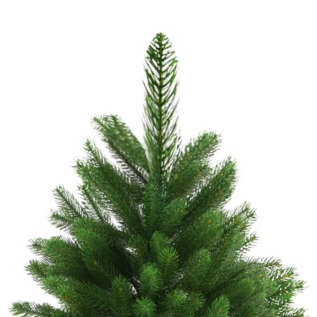 VidaXL Kunstkerstboom met verlichting en kerstballen 240 cm groen